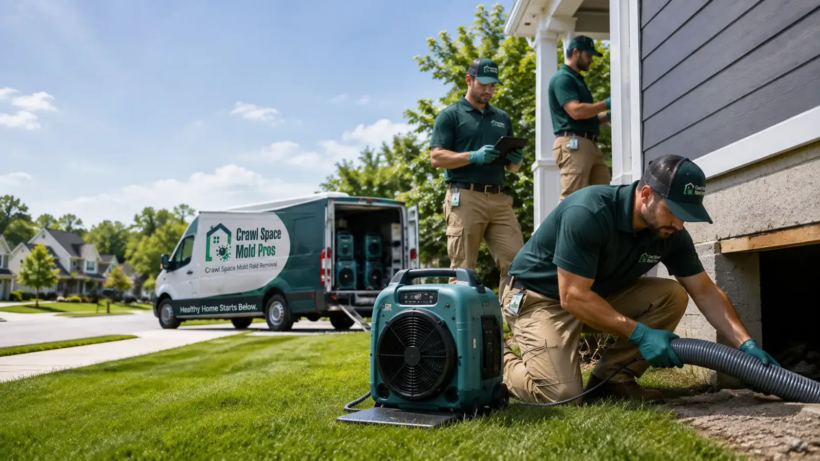 Crawl Space Mold Removal in Galena, KS
